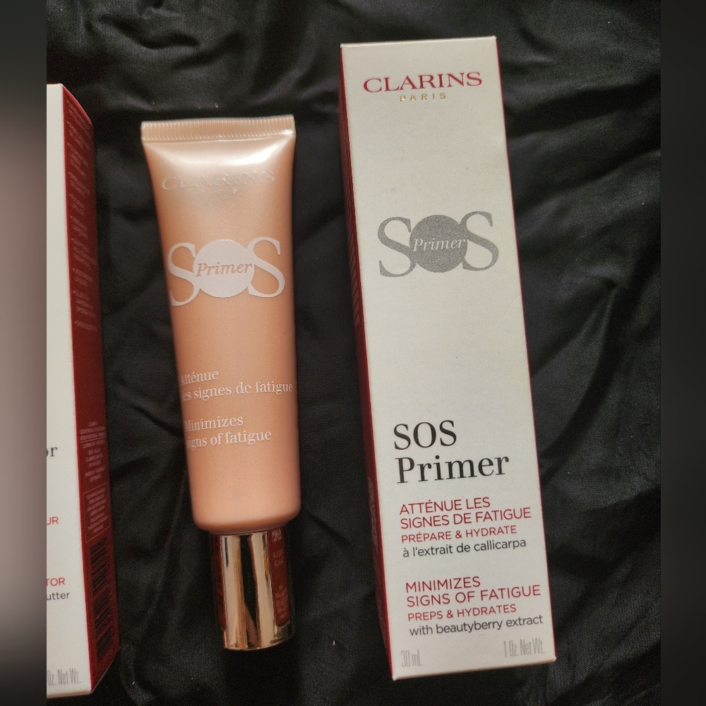 Brand New Clarins Lip Perfector and SOS Primer Set - Picture 7 of 8